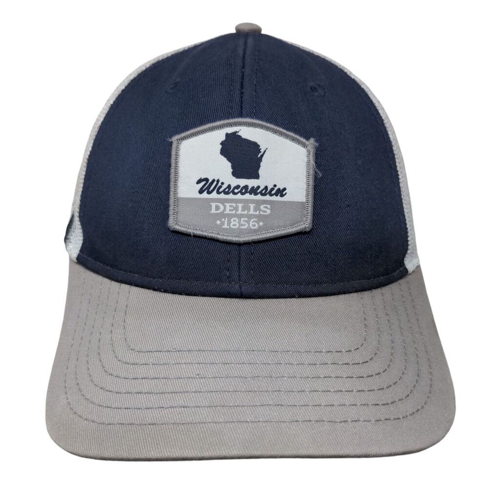 Wisconsin Dells 1856 Snapback Trucker Hat Multicolor OS Mesh Back Jacobson Hat